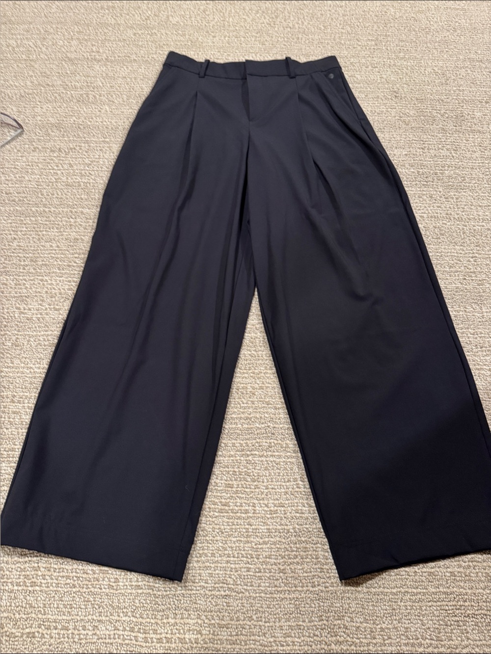 CALIA by Carrie Underwood Wide-Leg Black Pleated Pants